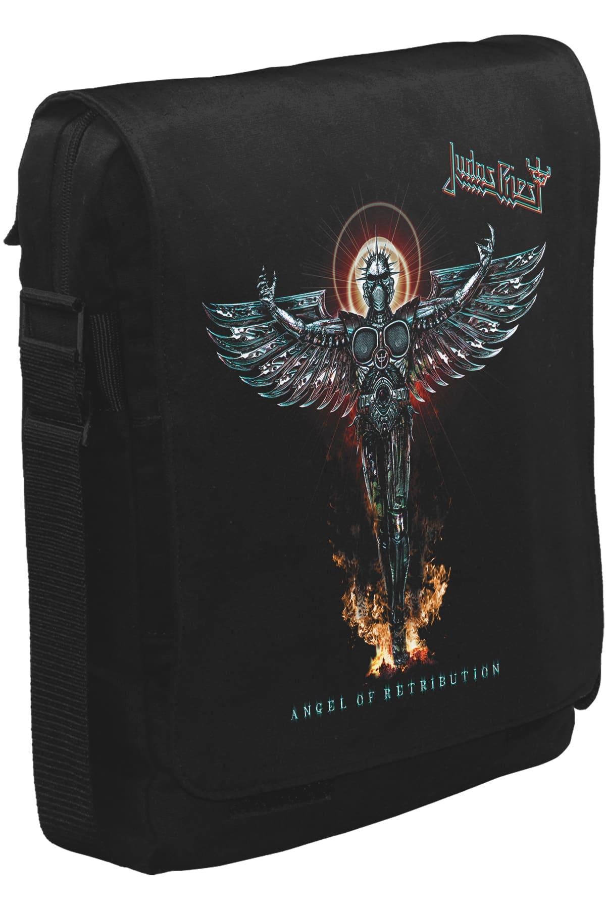 Judas Priest  - Angel Unisex Siyah Postacı Çanta