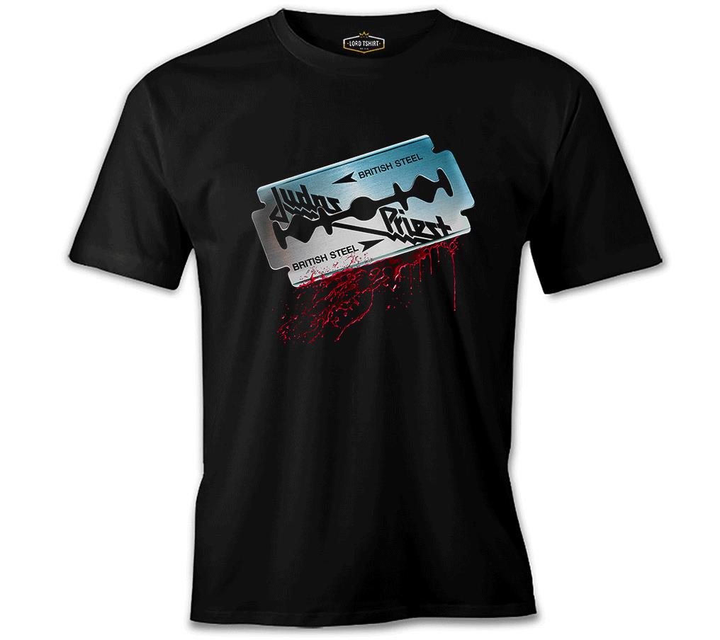 Judas Priest - British Steel Black Men's Tshirt