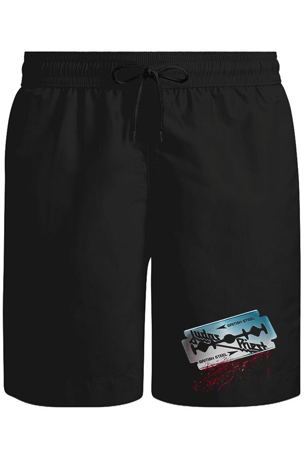 Judas Priest - British Steel Unisex Siyah Şort
