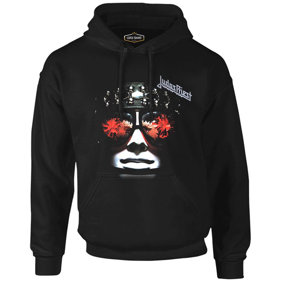 Judas Priest Black Men's Zipperless Hoodie