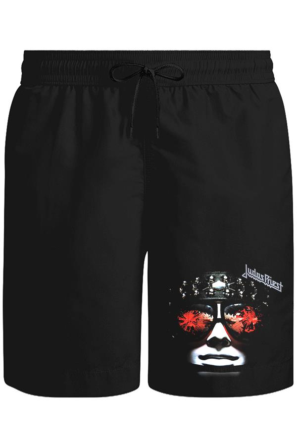 Judas Priest Unisex Siyah Şort