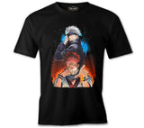 Jujutsu Kaisen - Ice and Fire Black Men's Tshirt