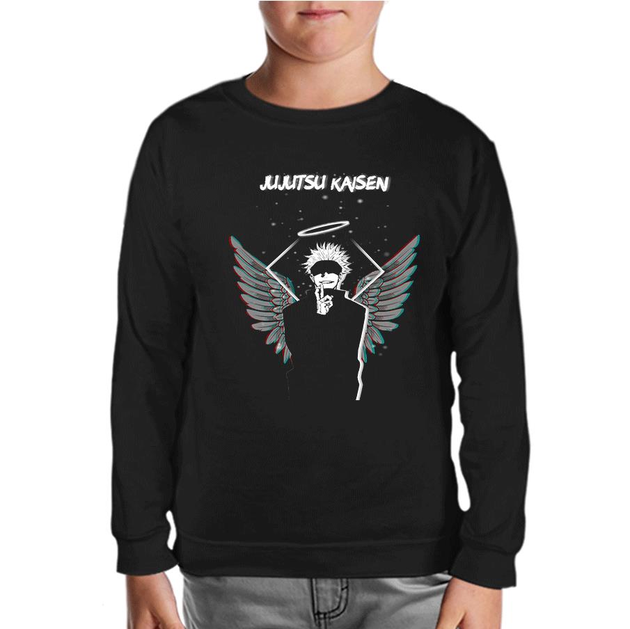 Jujutsu Kaisen - Wing Black Kids Sweatshirt