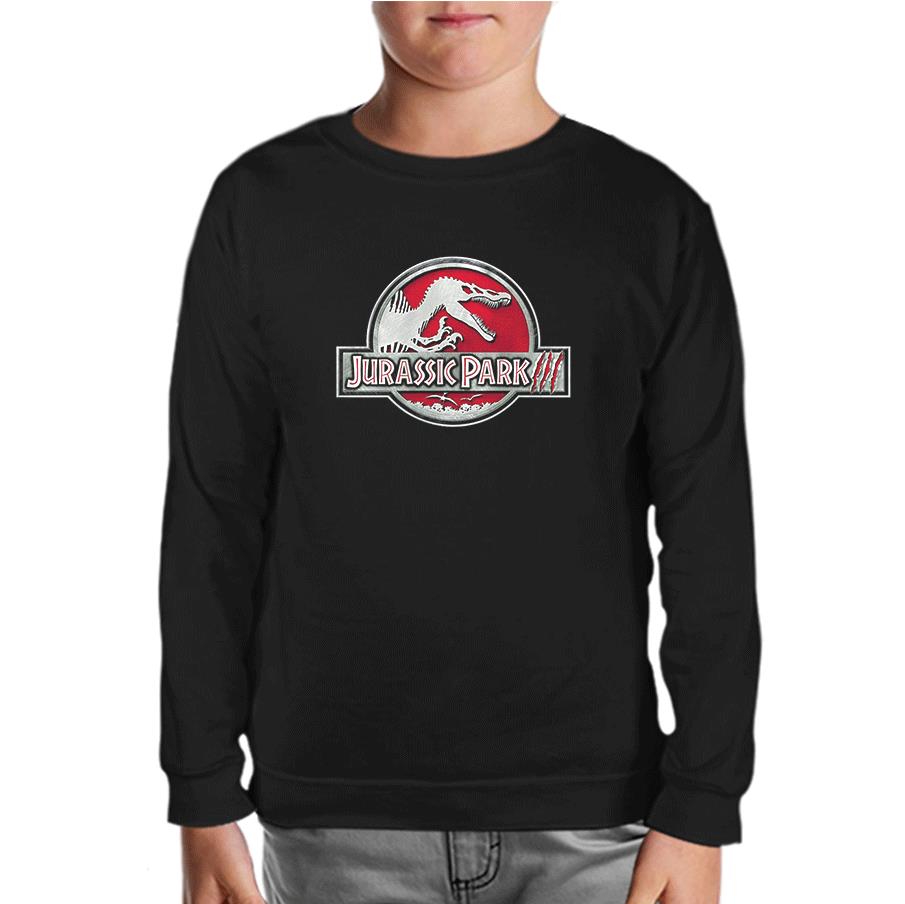 Jurassic Park - Logo Black Kids Sweatshirt