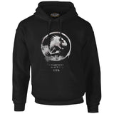 Jurassic Park - Run Siyah Erkek Fermuarsız Kapşonlu