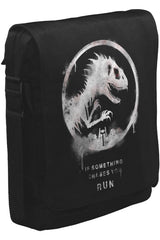 Jurassic Park - Run Unisex Siyah Postacı Çanta