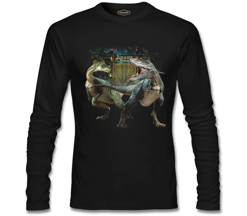 Jurassic World II Siyah Erkek Sweatshirt
