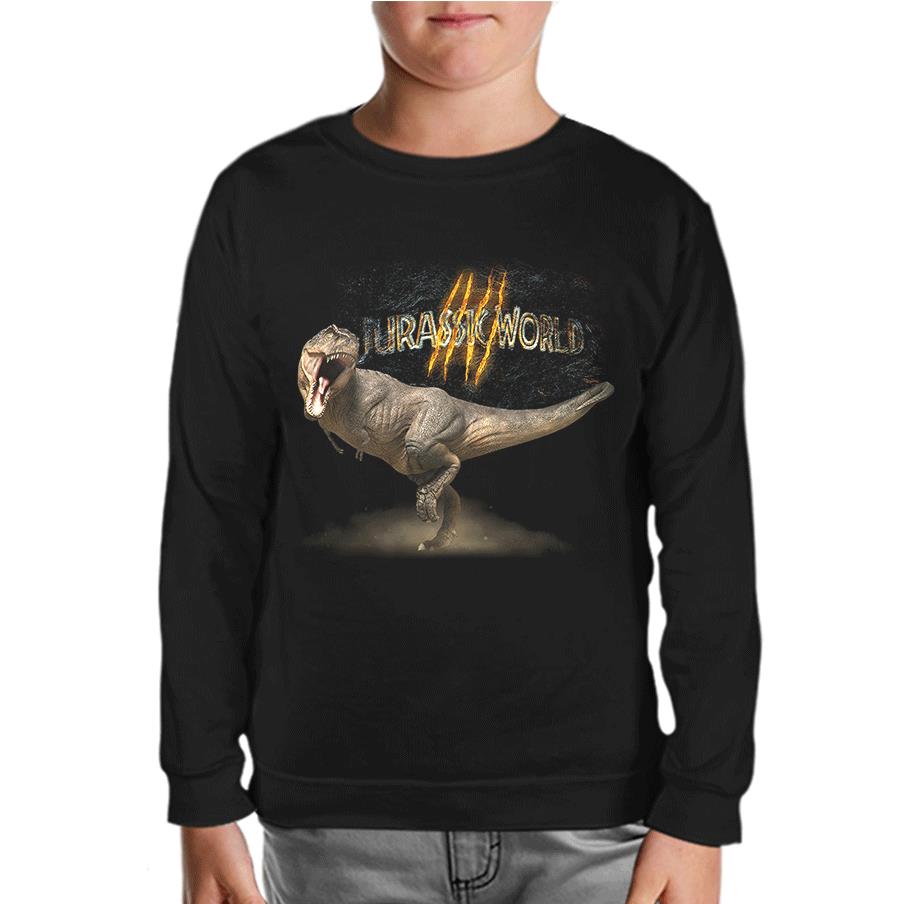 Jurassic World T-Rex Black Kids Sweatshirt