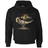 Jurassic World T-Rex Black Men's Zipperless Hoodie