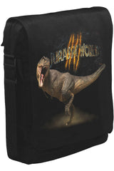 Jurassic World T-Rex Unisex Siyah Postacı Çanta