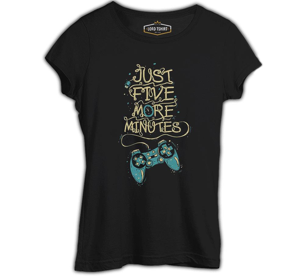 Just Five More Minutes Black Women's Tshirt