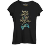 Just Five More Minutes Black Women's Tshirt