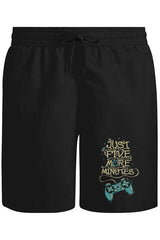 Just Five More Minutes Unisex Siyah Şort