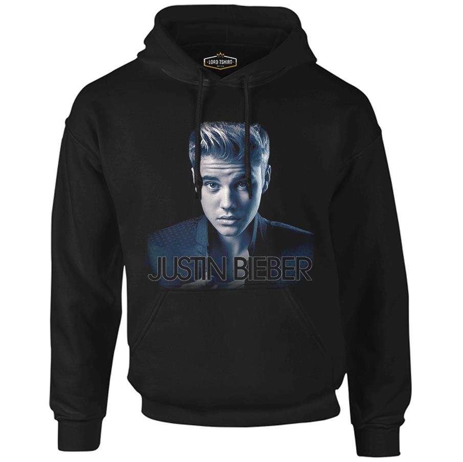Justin Bieber 2 Black Men's Zipperless Hoodie