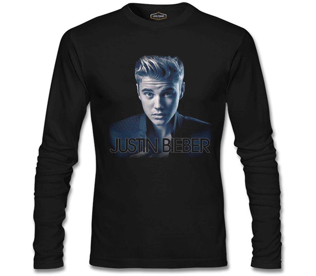 Justin Bieber 2 Siyah Erkek Sweatshirt