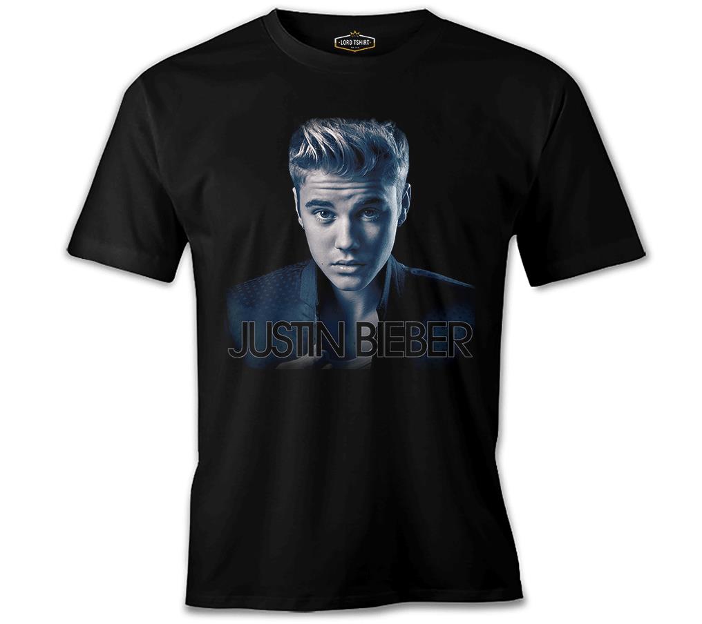Justin Bieber 2 Siyah Erkek Tshirt