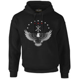 Caucasian Adige Flag Karta Black Men's Zipperless Hoodie