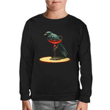 Blood and Crow Black Kids Sweatshirt 