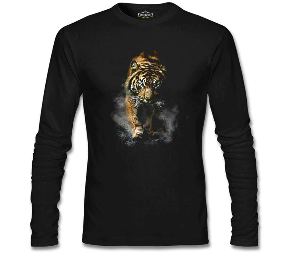 Kaplan 2 Siyah Erkek Sweatshirt