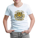 Tiger - Eighteen White Kids Tshirt