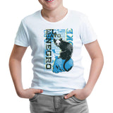 Black Cat White Kids Tshirt