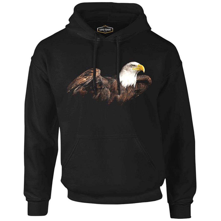 Kartal 2 Black Men's Zipperless Hoodie