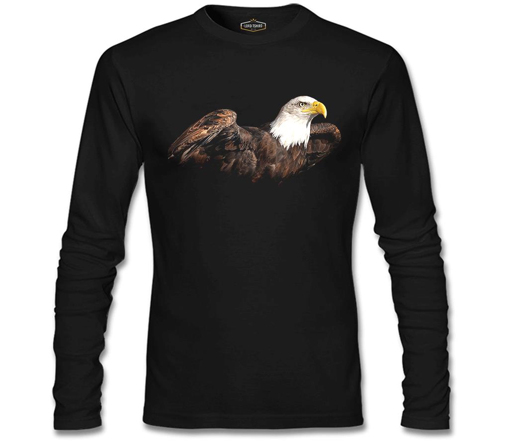 Kartal 2 Siyah Erkek Sweatshirt