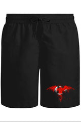 Kartal Ay Yıldız Unisex Siyah Şort