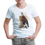 Eagle - Landing White Kids Tshirt