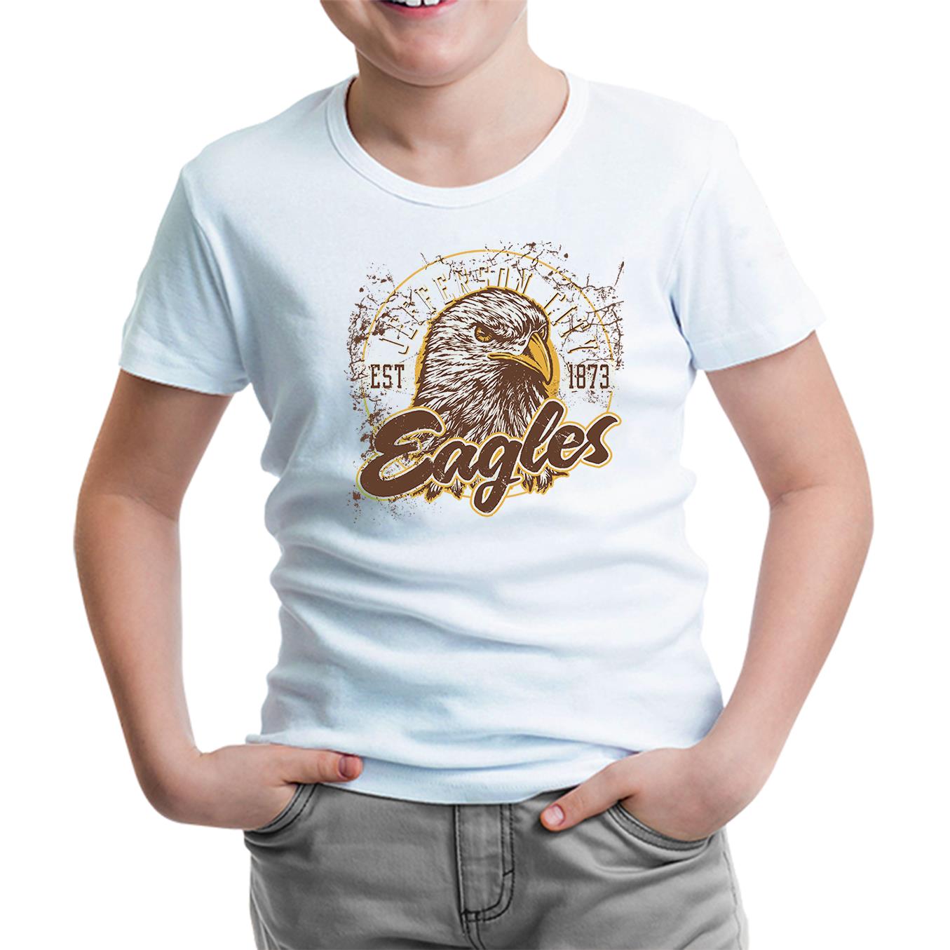 Eagle - Eighteen White Kids Tshirt