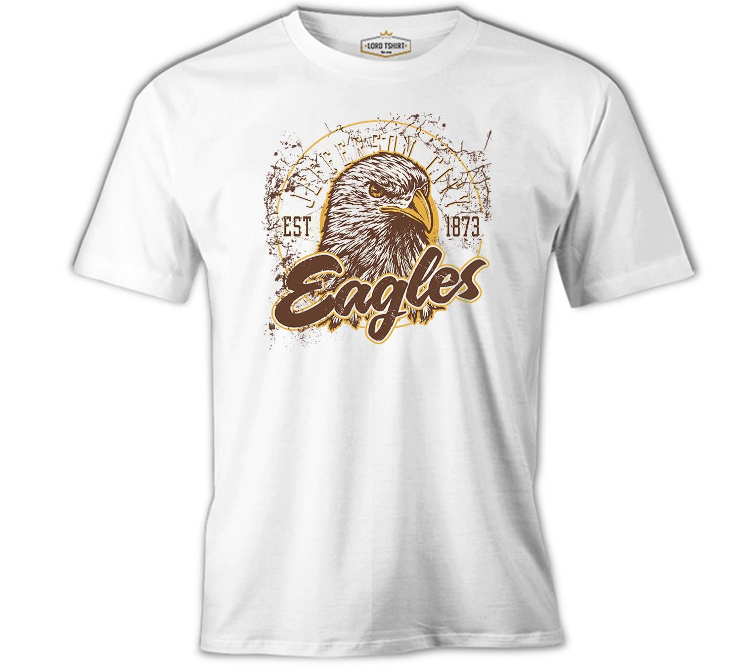 Eagle - Eighteen White Men's Tshirt 