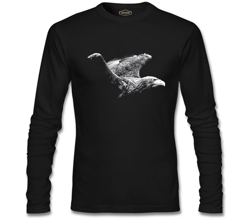 Kartal Siyah Erkek Sweatshirt