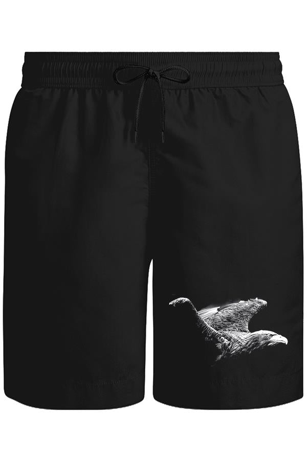 Kartal Unisex Siyah Şort