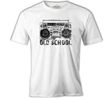 Cassette Player - Old School White Men's Tshirt