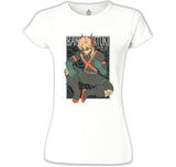 Katsuki Bakugo Beyaz Kadın Tshirt