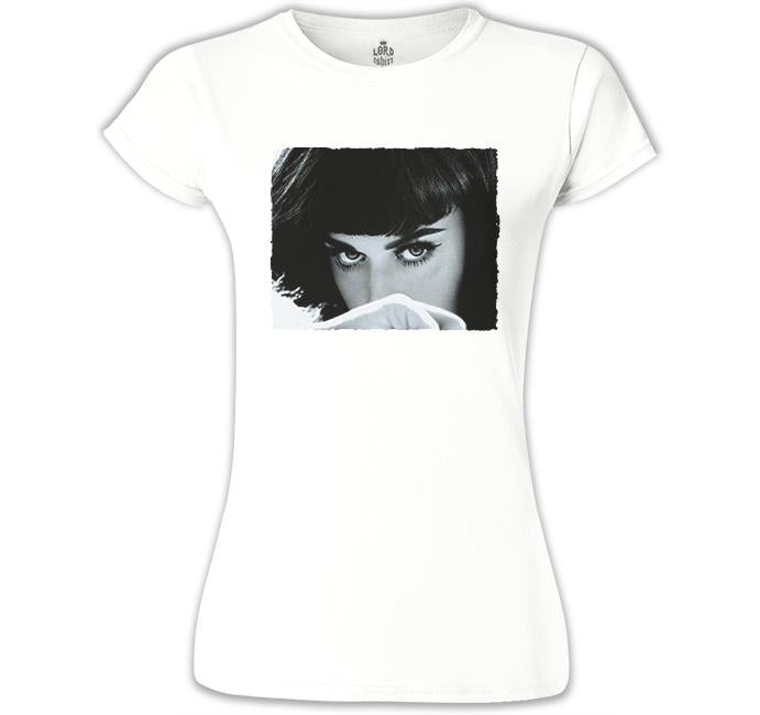 Katy Perry - It's Black Beyaz Kadın Tshirt