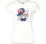 Cat - Cool White Women's Tshirt