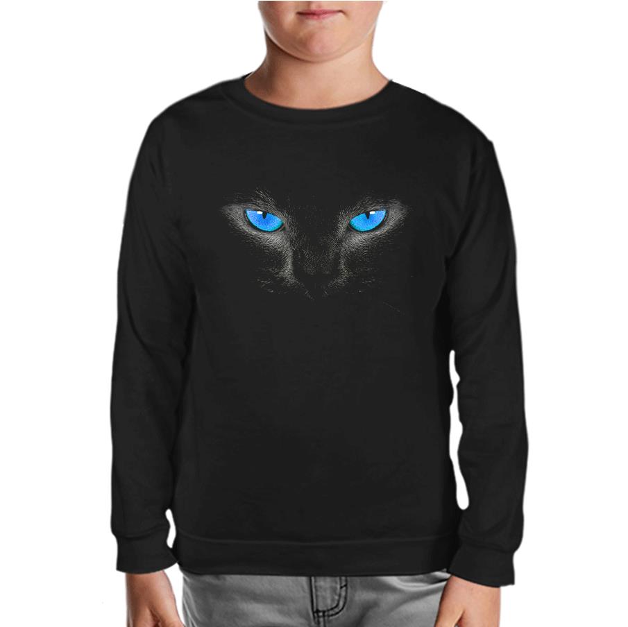 Cat II Black Kids Sweatshirt