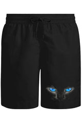 Kedi II Unisex Siyah Şort