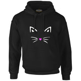 Kedi III Siyah Erkek Fermuarsız Kapşonlu