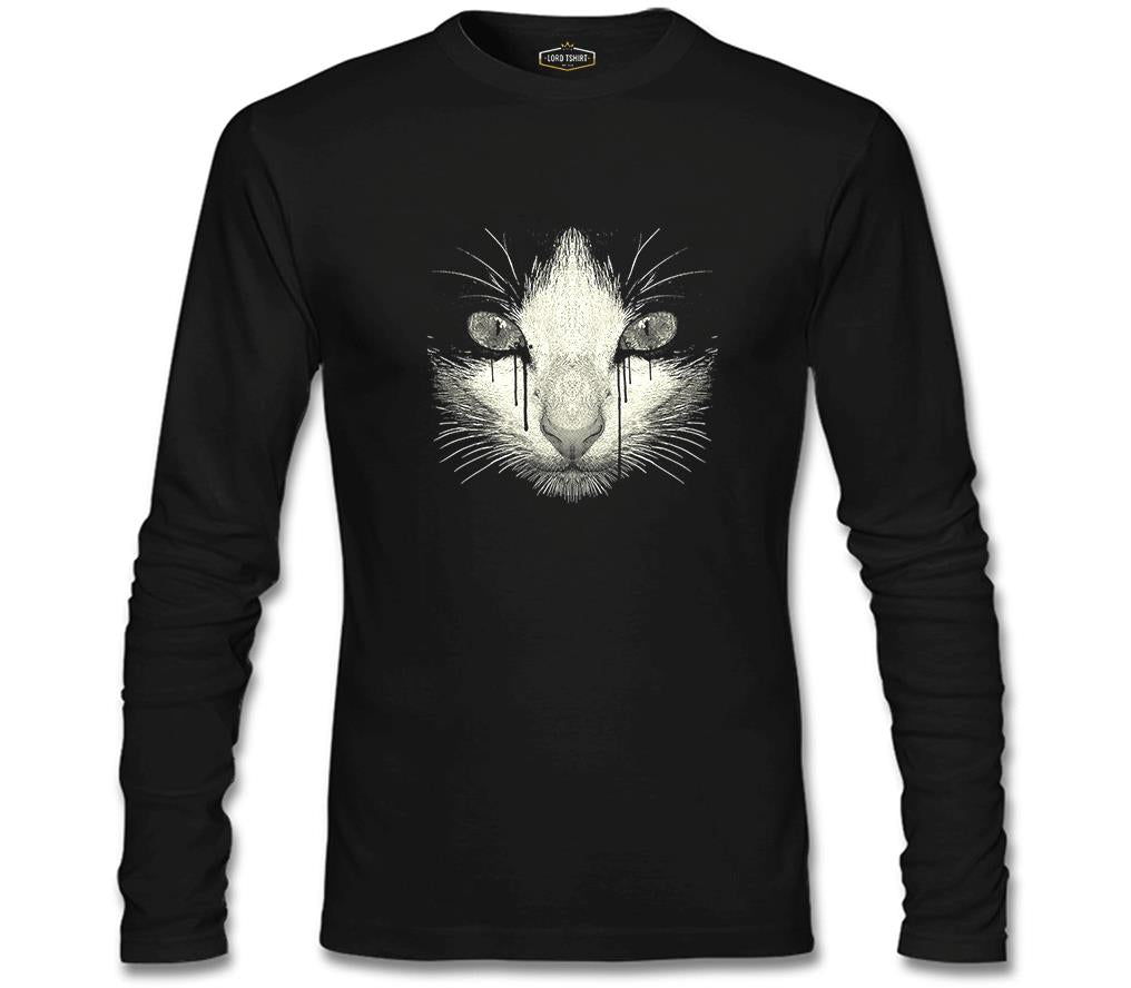 Cat Black Men's Sweatshirt