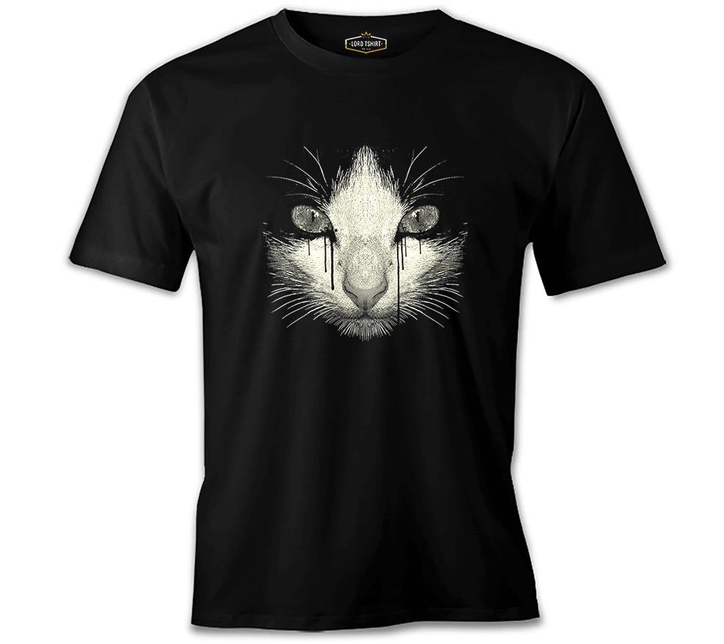 Cat Black Men's Tshirt