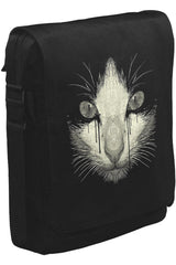 Kedi Unisex Siyah Postacı Çanta