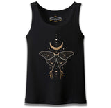 Butterfly and Moon Black Men's Athlete