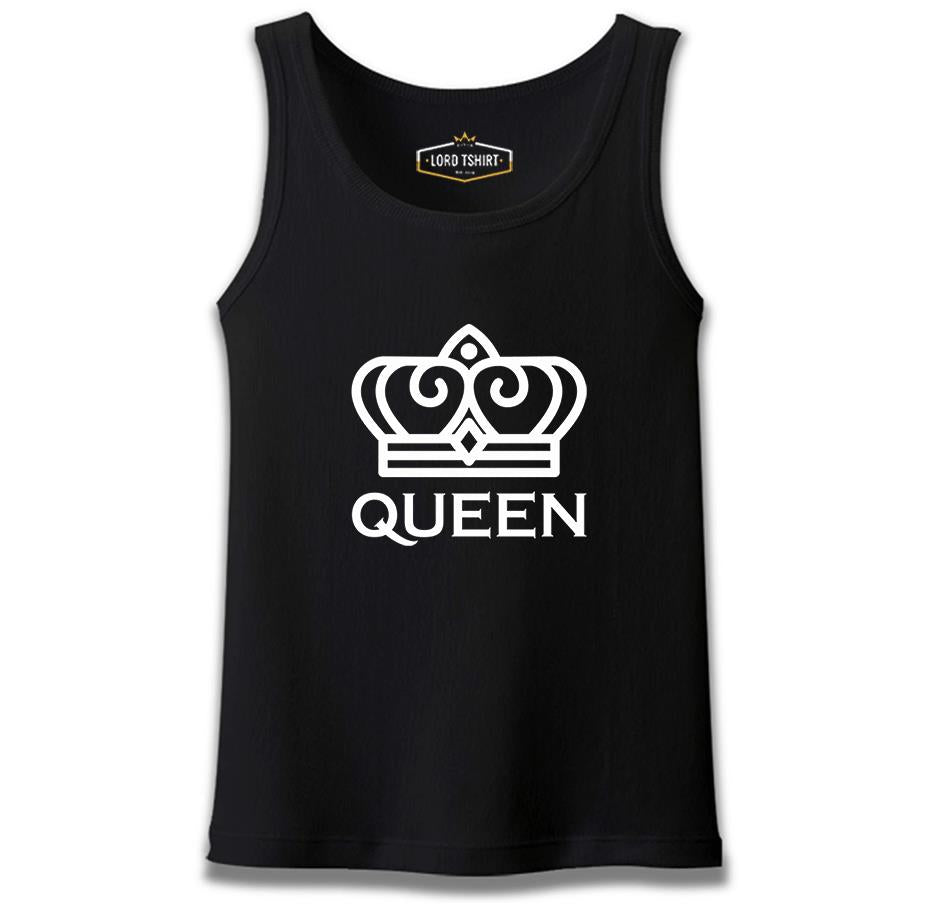 King and Queen - Queen Siyah Erkek Atlet