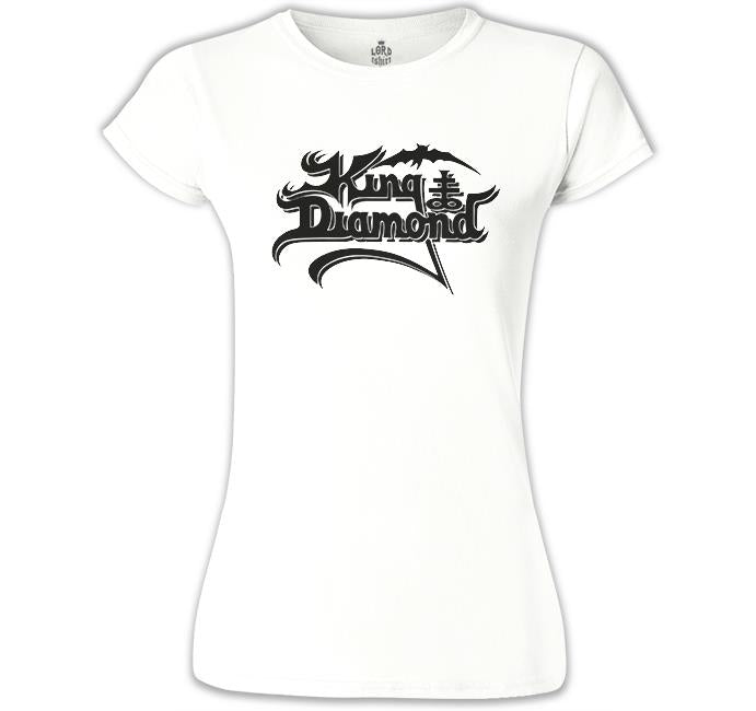 King Diamod - Logo Beyaz Kadın Tshirt