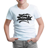 King Diamod - Logo Beyaz Çocuk Tshirt