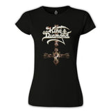 King Diamond II Siyah Kadın Tshirt