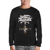 King Diamond II Black Kids Sweatshirt
