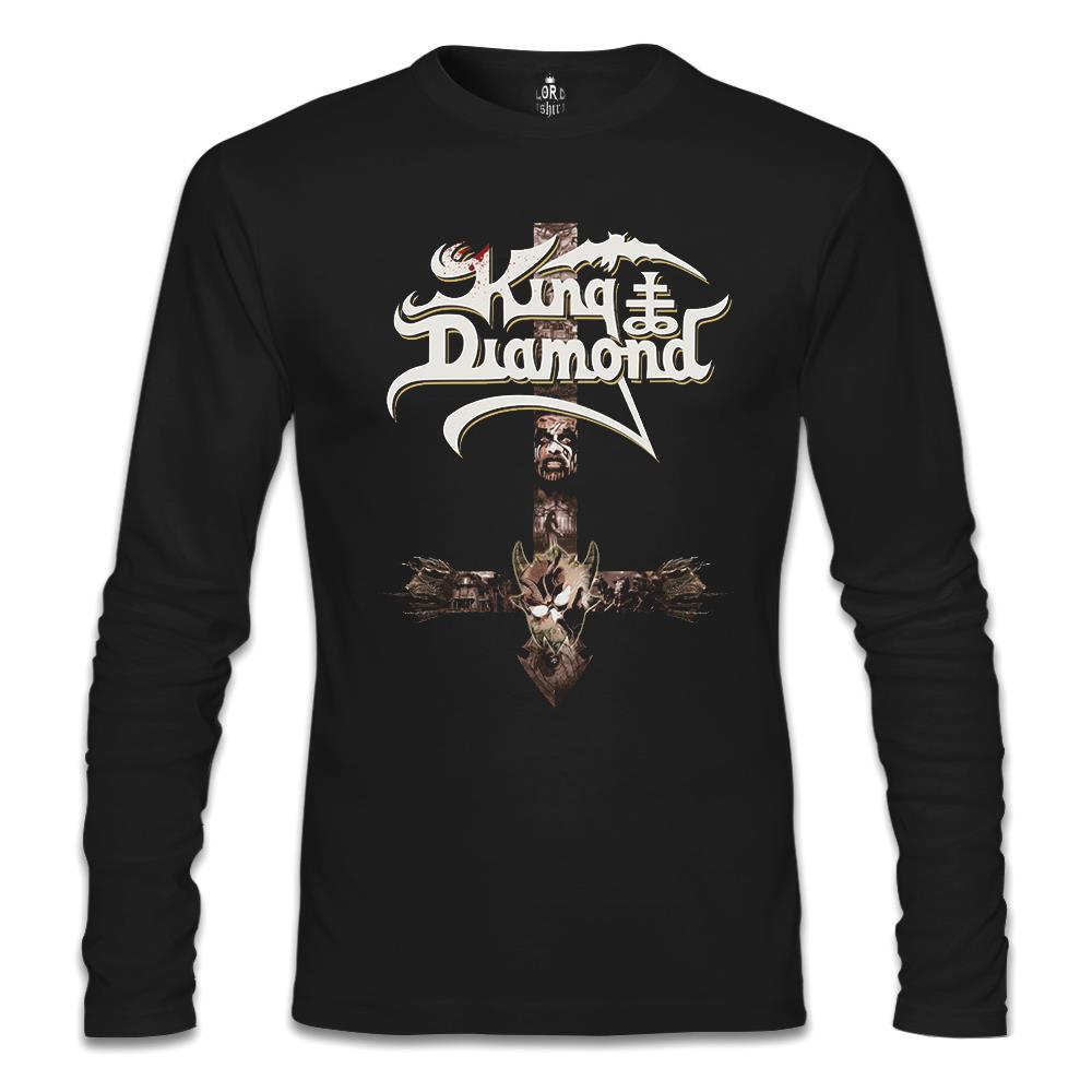 King Diamond II Siyah Erkek Sweatshirt